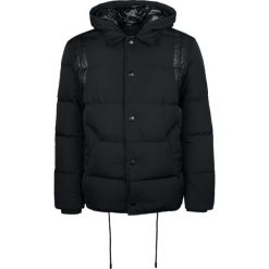Just Cavalli Kurtka "Down Jacket". Płaszcze męskie Roberto Cavalli, z aplikacjami, ze skóry, bez kaptura. Za 1099,00 zł.