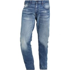 GStar 3301 TAPERED Jeansy Zwężane fleck denim. Niebieskie jeansy męskie G-Star. W wyprzedaży za 391,30 zł.