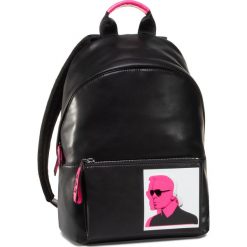 Plecak KARL LAGERFELD - 205W3022 Black 999. Czarne plecaki damskie KARL LAGERFELD, bez wzorów, ze skóry. Za 1429,00 zł.