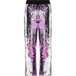 Spodnie dresowe damskie: Jaded London WIDE LEG SEQUIN WITH DETAIL FLIP Spodnie treningowe silver/pink