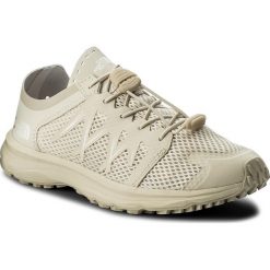 Buty THE NORTH FACE - Litewave Flow Lace T92VV2K82 Vintage White/Vintage White. Brązowe buty do biegania damskie The North Face, z materiału. W wyprzedaży za 259,00 zł.