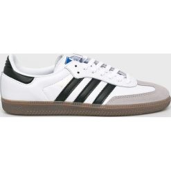 Adidas Originals - Buty Samba. Białe buty sportowe męskie marki adidas Originals, ze skóry, na sznurówki. Za 379,90 zł.