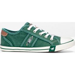 Sneakersy Mustang bonprix zielony. Zielone sneakersy damskie bonprix. Za 179,99 zł.