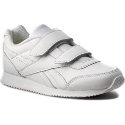 Buty Reebok - Royal Cljog 2 2V V70472 White. Białe półbuty dziewczęce Reebok, na rzepy. W wyprzedaży za 119,00 zł.