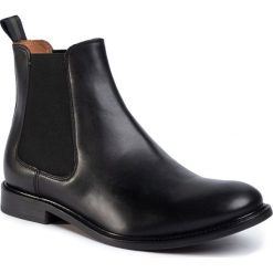 Sztyblety GINO ROSSI - MSU350-870-0722-9900-0 Black. Czarne sztyblety męskie Gino Rossi, ze skóry, bez zapięcia. W wyprzedaży za 249,00 zł.