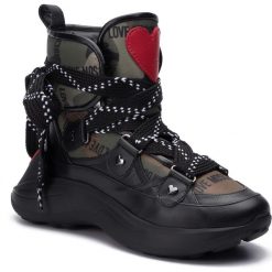 Sneakersy LOVE MOSCHINO - JA15286G18IU285A Ny Cam.Milit/Nero. Półbuty damskie Love Moschino. Za 1129,00 zł.