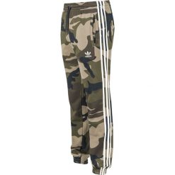 Adidas Camo Fleece Pant Spodnie dresowe kamuflaż. Zielone spodnie dresowe męskie marki Adidas, m, w paski, z dresówki. Za 284,90 zł.