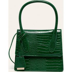 Glamorous - Torebka. Zielone listonoszki damskie Glamorous, w paski, z poliesteru, na ramię, małe, bez dodatków. W wyprzedaży za 129,90 zł.