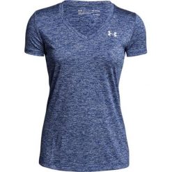 Bluzki z falbaną: Under Armour Koszulka damska TECH SSV TWIST fioletowa r. XS (1258568-574)