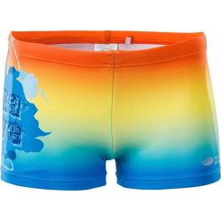 Kąpielówki chłopięce: AQUAWAVE Kąpielówki juniorskie Tarym Kids Orange Gradient/ Blue Print r. 110