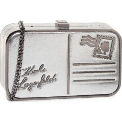 Torebka KARL LAGERFELD - 201W3130 Silver. Szare torebki klasyczne damskie KARL LAGERFELD, bez wzorów, ze skóry, bez dodatków. W wyprzedaży za 679,00 zł.