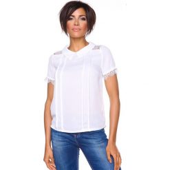 T-shirty damskie: Koszulka „Pascale” w kolorze białym