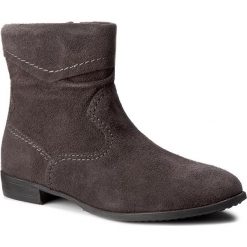 Botki TAMARIS - 1-25005-29 Anthracite 214. Szare botki damskie skórzane marki Tamaris, na obcasie. W wyprzedaży za 179,00 zł.