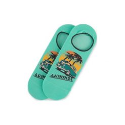 ACCCESSORIES SKARPETA MĘSKA 098 UL010. Zielone skarpetki męskie ACCCESSORIES, bez wzorów, z bawełny. Za 9,99 zł.