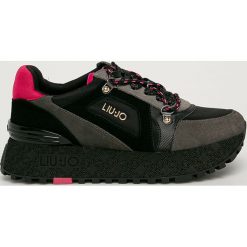 Liu Jo - Buty. Czarne buty sportowe damskie Liu Jo, ze skóry. Za 819,90 zł.