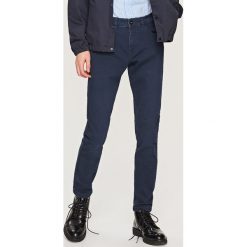 Rurki męskie: Spodnie skinny fit – Granatowy