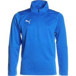 Puma LIGA TRAINING ZIP Koszulka sportowa electric blue lemonade/puma white. Niebieskie bluzki dziewczęce z długim rękawem marki Puma, z poliesteru. Za 169,00 zł.