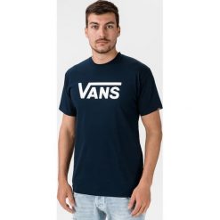 Vans Classic Koszulka Niebieski. Niebieskie podkoszulki męskie Vans, xl, z nadrukiem, z bawełny, z krótkim rękawem. Za 128,95 zł.