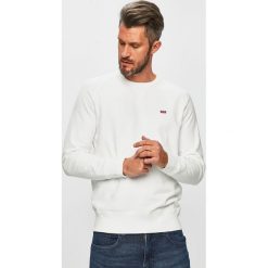 Levi's - Bluza. Białe bluzy męskie Levi's®, s, z nadrukiem, z bawełny, z okrągłym kołnierzem, bez rękawów, bez kaptura. Za 239,90 zł.