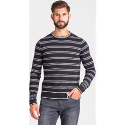 SWETER TRUSSARDI JEANS. Czarne swetry męskie xl, z wełny, z okrągłym kołnierzem. Za 299,50 zł.