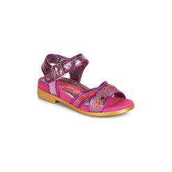 Sandały Irregular Choice ARMASTUS. Różowe sandały damskie Irregular Choice, bez wzorów, bez obcasa, bez zapięcia. Za 509,00 zł.