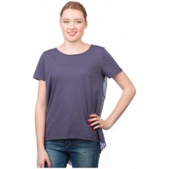 Mustang T-Shirt Damski L Fioletowy. Fioletowe koszulki damskie Mustang, l, bez wzorów, bez kołnierzyka. W wyprzedaży za 95,00 zł.