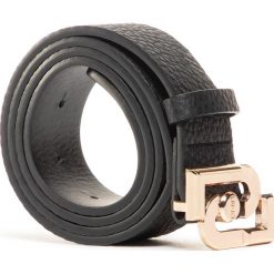 Pasek Damski LIU JO - Cintura 4 Cm Logo NF0083 E0161 Nero 22222. Czarne paski damskie Liu Jo, w paski, ze skóry ekologicznej. Za 259,00 zł.