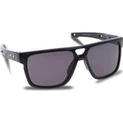 Okulary przeciwsłoneczne OAKLEY - Crossrange Patch OO9382-0160 Polished Black/Warm Grey. Czarne okulary przeciwsłoneczne męskie wayfarery Oakley, z tworzywa sztucznego. W wyprzedaży za 509,00 zł.