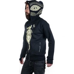 The Eye ekologiczna i wegańska bluza męska. Bluzy męskie SLOGAN, m, bez wzorów, street, bez kołnierzyka, bez rękawów, bez kaptura. Za 349,00 zł.