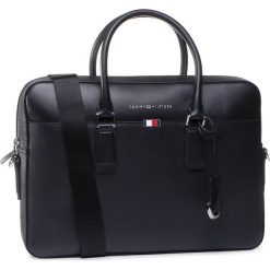 Torba na laptopa TOMMY HILFIGER - Business Leather Slim Comp Bag AM0AM05782 BDS. Niebieskie torby męskie skórzane TOMMY HILFIGER, bez wzorów, ze skóry. W wyprzedaży za 959,00 zł.