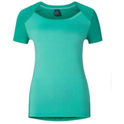 Odlo Koszulka s/s crew neck FLUX zielona r. S. Zielone t-shirty damskie marki Odlo, s. Za 169,95 zł.
