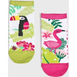 Answear - Skarpetki (2-pack). Szare skarpetki damskie ANSWEAR, bez wzorów, z elastanu. Za 29,90 zł.