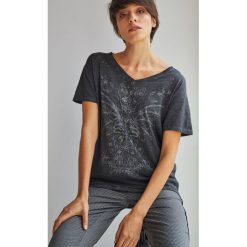 Medicine - Top by Dark Ashes, Halloween. Szare topy damskie marki MEDICINE, s, z nadrukiem, z bawełny. Za 59,90 zł.