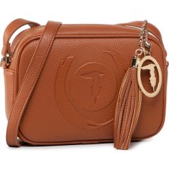 Torebka TRUSSARDI JEANS - Faith Camera Case 75B01033 B660. Pomarańczowe listonoszki damskie Trussardi Jeans, bez wzorów, z jeansu, na ramię, bez dodatków. Za 499,00 zł.