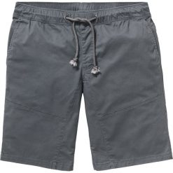 Bermudy z gumką bonprix dymny szary. Szare spodenki i szorty męskie bonprix, m, bez wzorów. Za 79,99 zł.