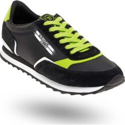 SNEAKERSY TRUSSARDI JEANS. Czarne sneakersy męskie Trussardi Jeans, na sznurówki. Za 274,50 zł.