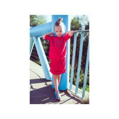 T-SHIRT WILI RED "IT WASN'T ME. Czerwone t-shirty chłopięce z długim rękawem marki M-art-a-baby, z nadrukiem. Za 40,00 zł.