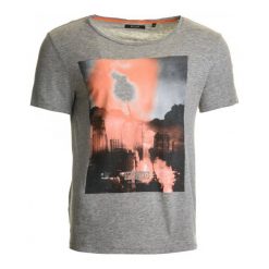 T-shirty męskie: Mustang T-Shirt Męski Xxl Szary