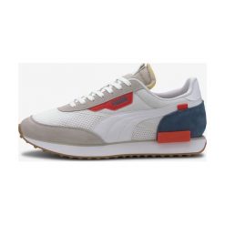 Puma Future Rider Stream On Tenisówki Biały Szary. Szare trampki męskie Puma, bez wzorów, z materiału, bez zapięcia. Za 395,95 zł.