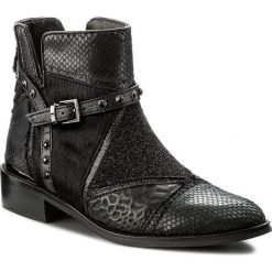 Botki ALMA EN PENA - I17406 Black Amazon. Czarne botki damskie marki Alma en Pena, ze skóry, na obcasie. W wyprzedaży za 299,00 zł.