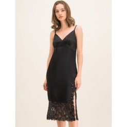 Sukienka koktajlowa MICHAEL Michael Kors Sateen And Sequined Lace Slip MH98ZEVCFB. Czarne sukienki damskie MICHAEL Michael Kors, s, bez wzorów, z wiskozy, wizytowe, bez kołnierzyka, bez rękawów. W wyprzedaży za 779,00 zł.