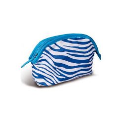 Donegal KOSMETYCZKA damska zebra niebieska 4961. Niebieskie kosmetyczki damskie marki Donegal, bez wzorów. Za 8,74 zł.