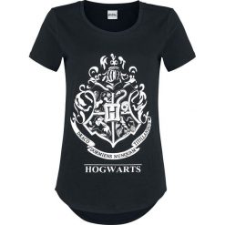 Bluzki asymetryczne: Harry Potter Hogwarts Logo Koszulka damska czarny