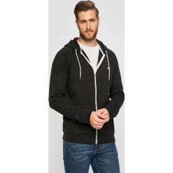 Quiksilver - Bluza. Czarne bluzy męskie Quiksilver, m, bez wzorów, z bawełny, z kapturem, bez rękawów, z kapturem. W wyprzedaży za 199,90 zł.