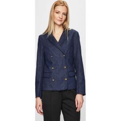 Scotch & Soda - Żakiet. Niebieskie żakiety damskie Scotch & Soda, s, bez wzorów, z elastanu. W wyprzedaży za 639,90 zł.