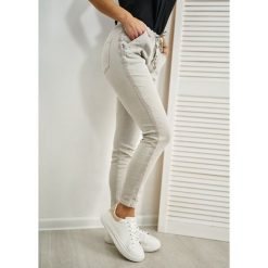 Spodnie Willow Kolor Szary L. Czarne spodnie damskie LIGARI, s, z elastanu. Za 109,99 zł.