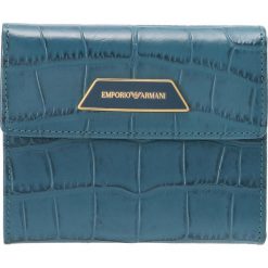 Portfele damskie: Emporio Armani PORTAFOGLIO COCCO Portfel pavone