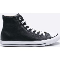 Converse - Trampki. Czarne trampki męskie marki Converse, ze skóry, na sznurówki. W wyprzedaży za 259,90 zł.