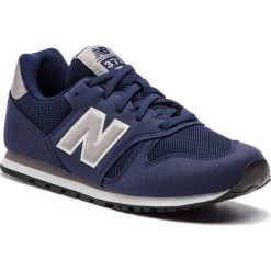 Sneakersy NEW BALANCE - YC373NV Granatowy. Niebieskie półbuty damskie New Balance, z tworzywa sztucznego. W wyprzedaży za 169,00 zł.