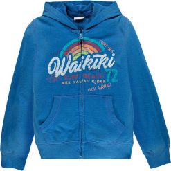 Mek - Bluza dziecięca 122-170 cm. Czerwone bluzy chłopięce Mek, z nadrukiem, z bawełny, bez rękawów, z kapturem. W wyprzedaży za 99,90 zł.